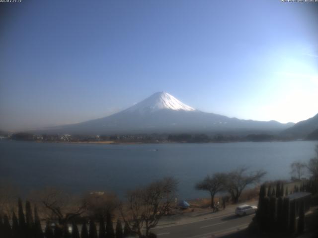 河口湖からの富士山