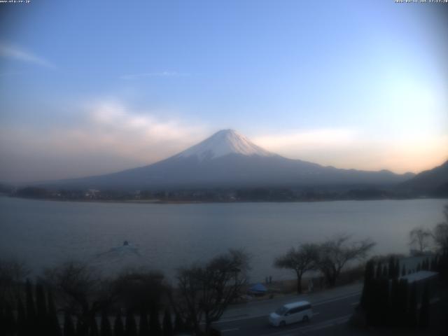 河口湖からの富士山