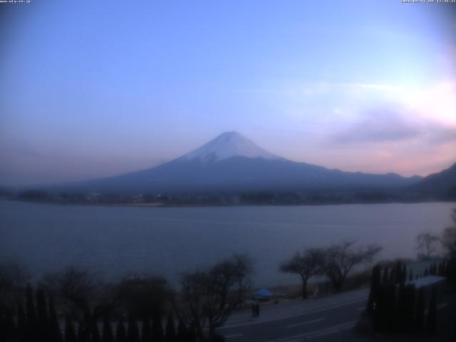 河口湖からの富士山