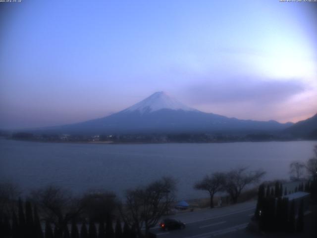 河口湖からの富士山