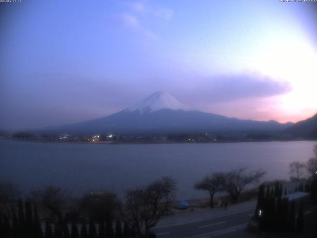河口湖からの富士山