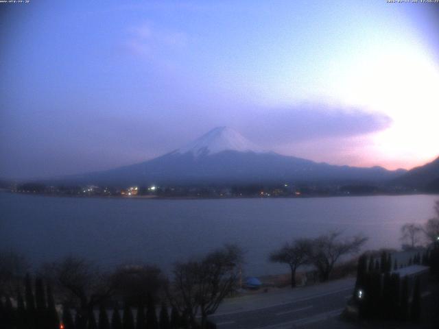 河口湖からの富士山
