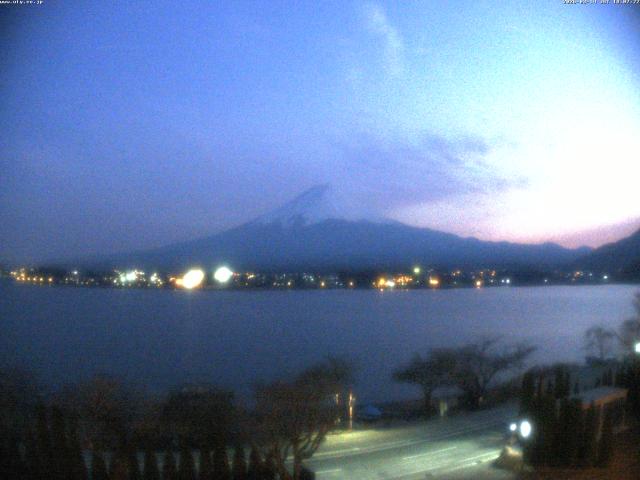 河口湖からの富士山