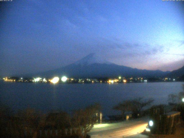 河口湖からの富士山