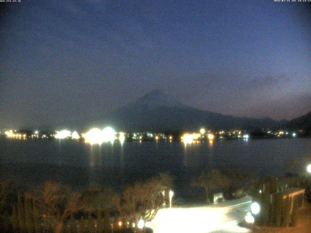 河口湖からの富士山