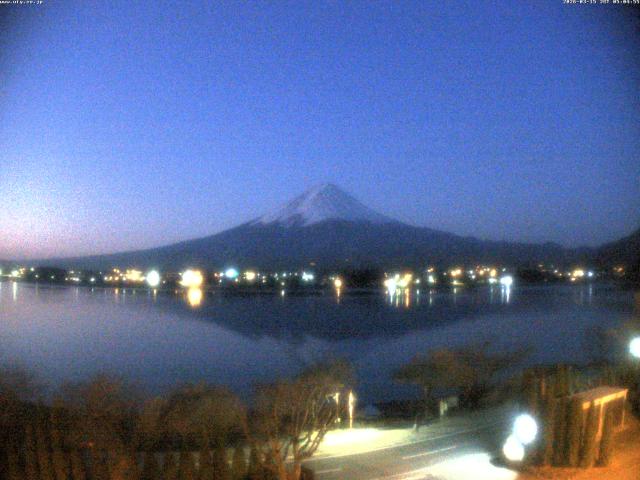 河口湖からの富士山