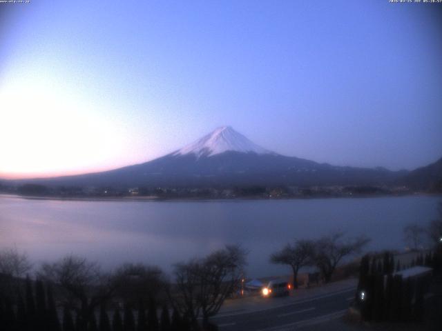 河口湖からの富士山