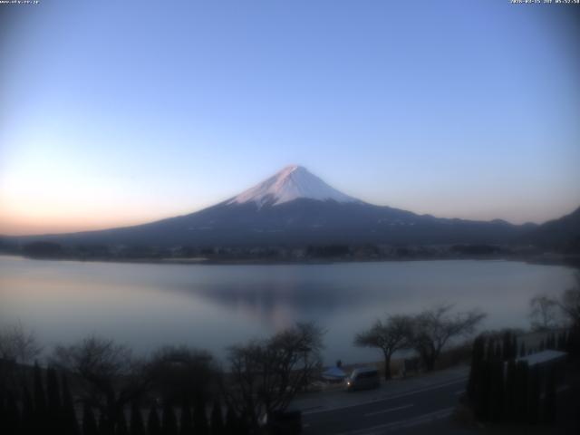 河口湖からの富士山