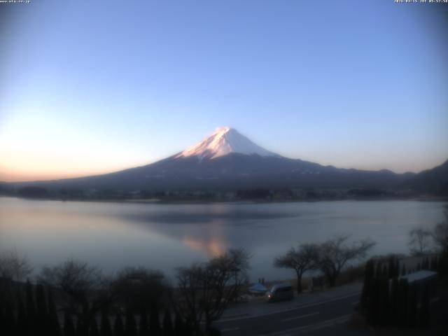 河口湖からの富士山