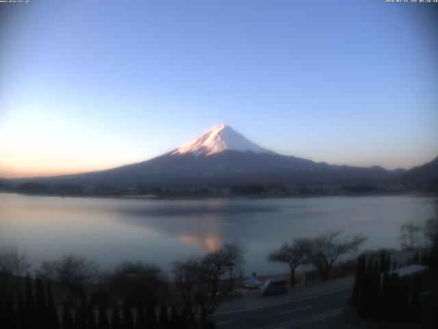 河口湖からの富士山