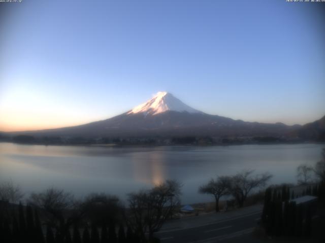 河口湖からの富士山