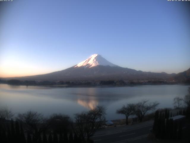 河口湖からの富士山