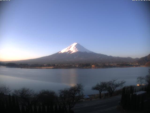 河口湖からの富士山