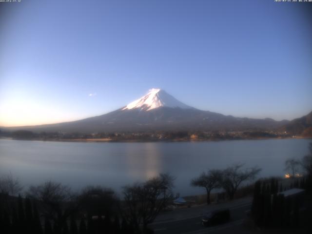 河口湖からの富士山