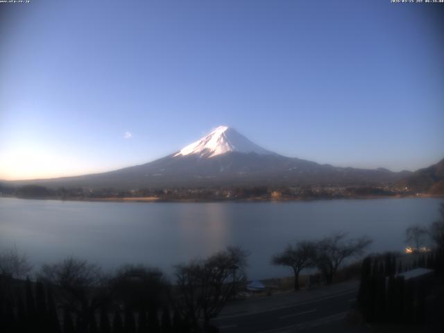 河口湖からの富士山
