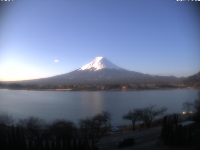 河口湖からの富士山