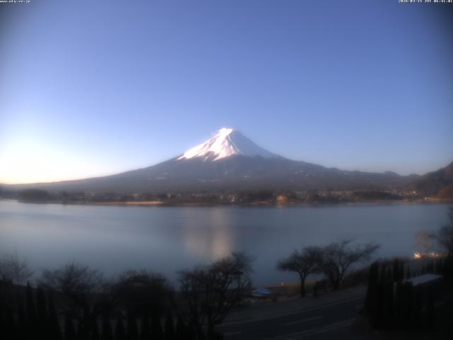 河口湖からの富士山