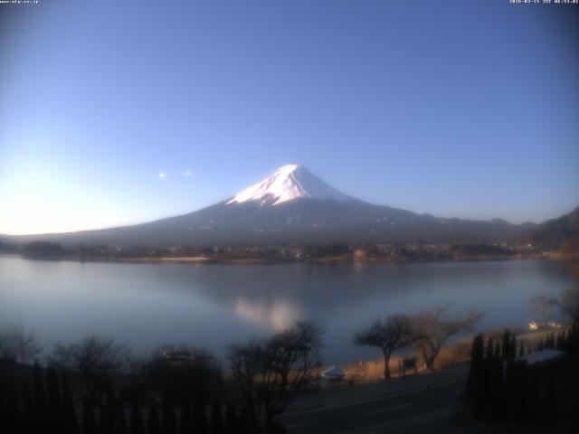 河口湖からの富士山