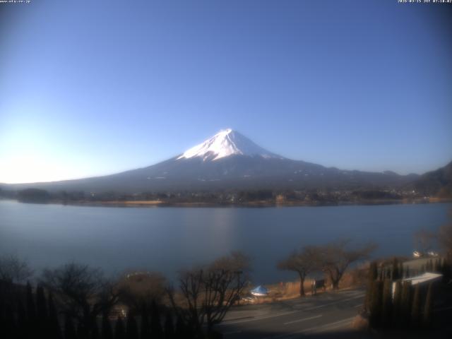 河口湖からの富士山