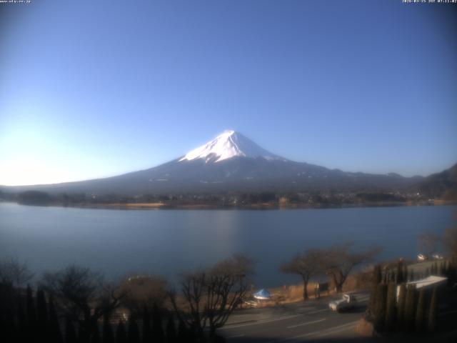 河口湖からの富士山