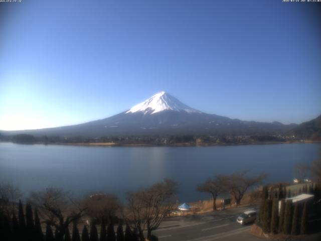 河口湖からの富士山