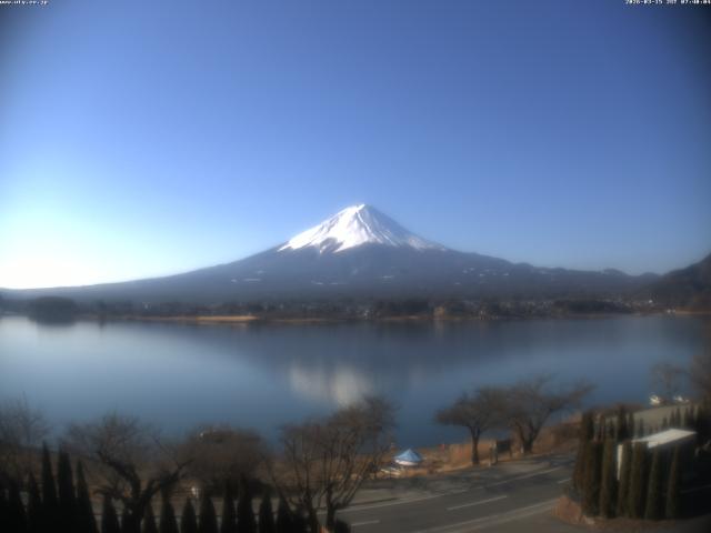 河口湖からの富士山