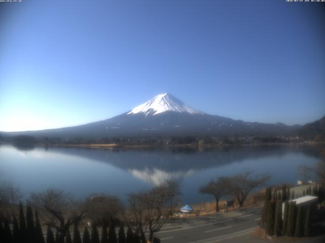 河口湖からの富士山
