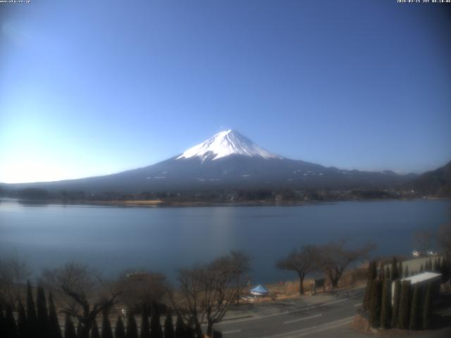 河口湖からの富士山