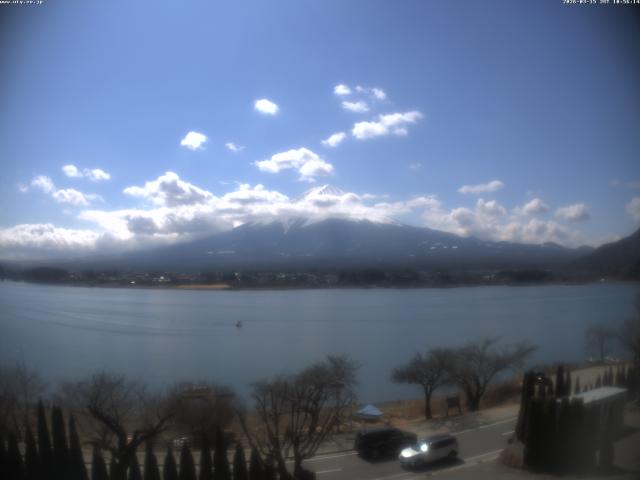 河口湖からの富士山