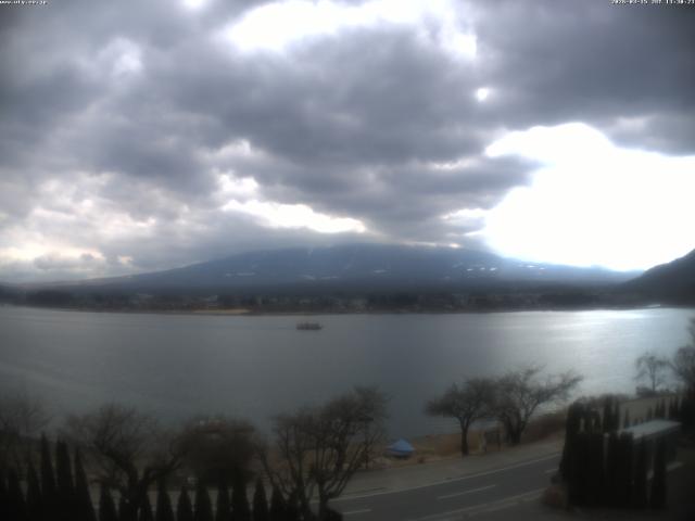 河口湖からの富士山