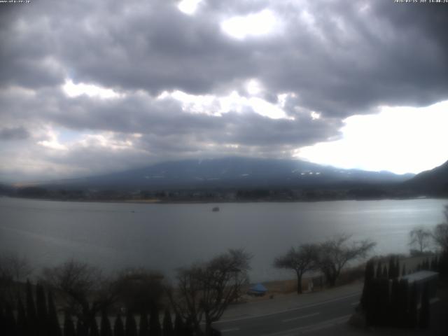河口湖からの富士山