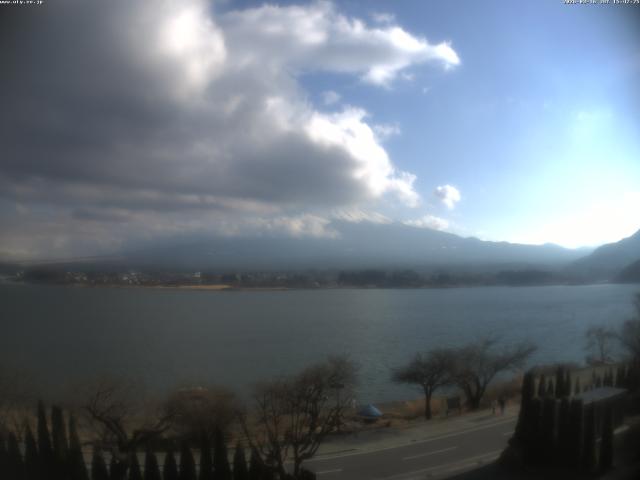河口湖からの富士山