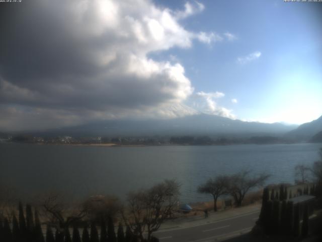 河口湖からの富士山