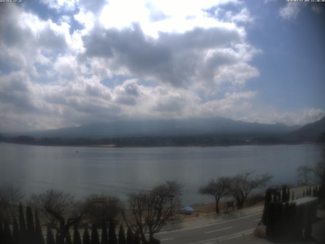 河口湖からの富士山