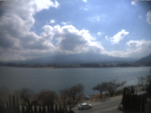 河口湖からの富士山