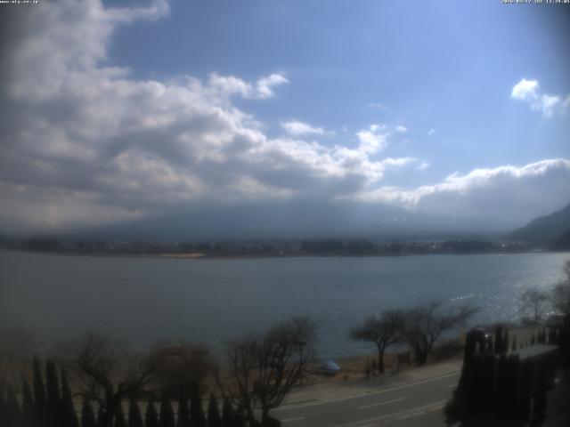 河口湖からの富士山