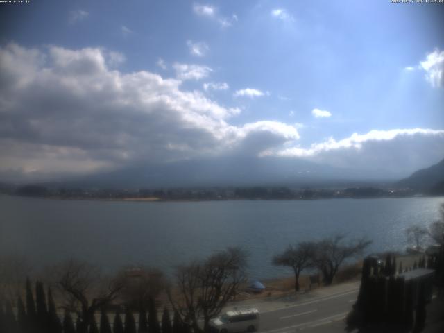 河口湖からの富士山