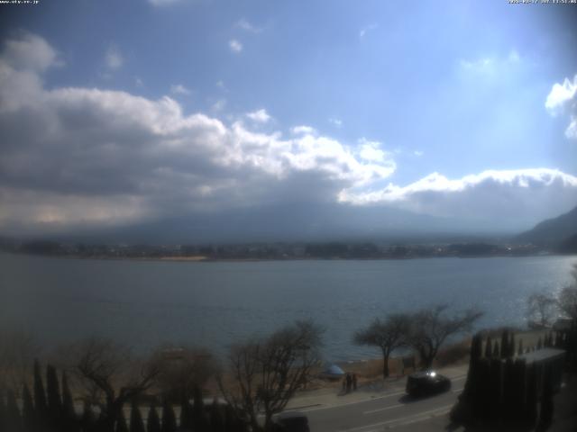 河口湖からの富士山
