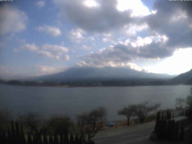 河口湖からの富士山