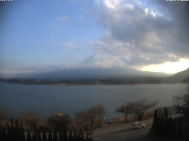 河口湖からの富士山