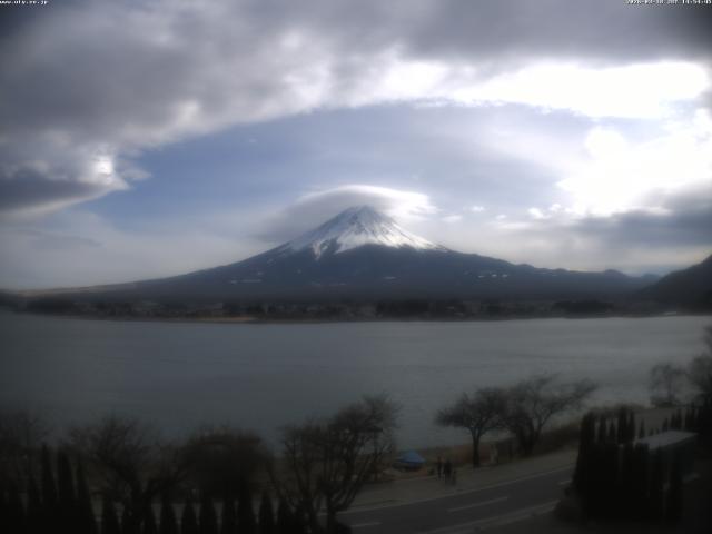 河口湖からの富士山