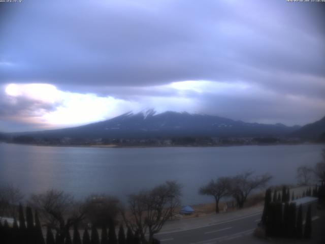 河口湖からの富士山