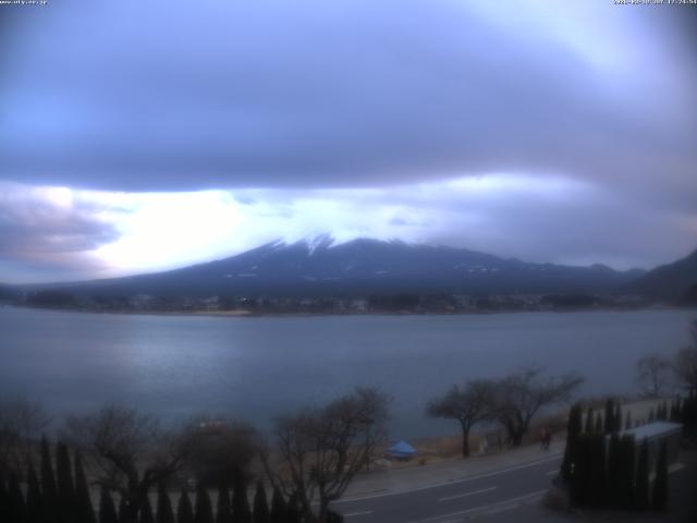 河口湖からの富士山