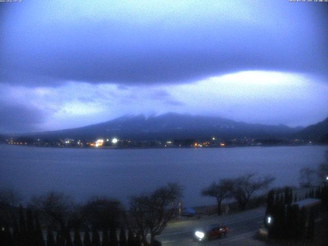 河口湖からの富士山