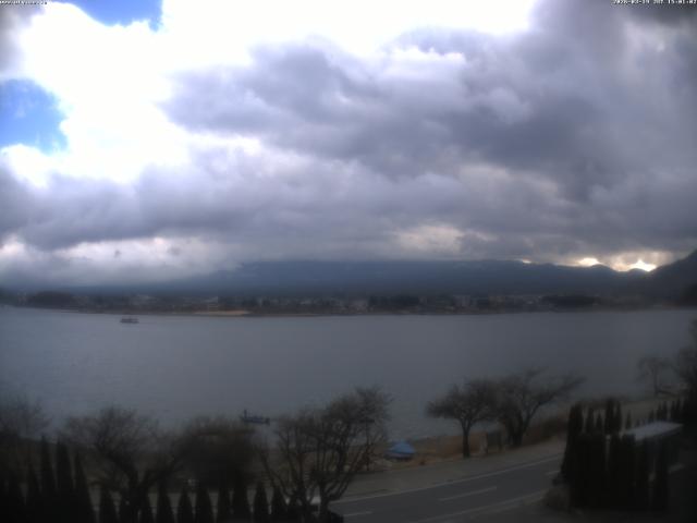 河口湖からの富士山