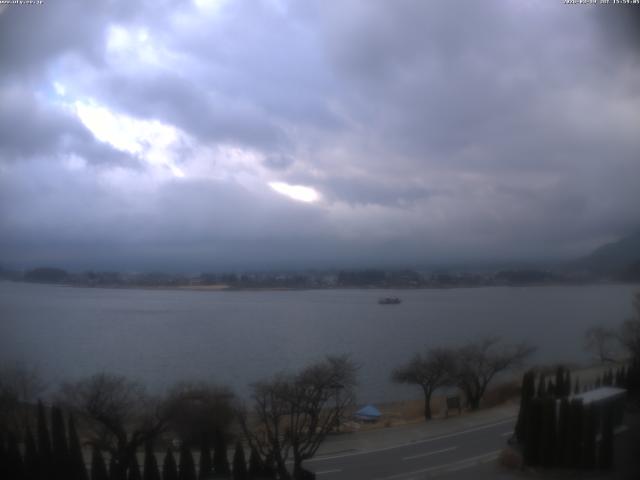 河口湖からの富士山