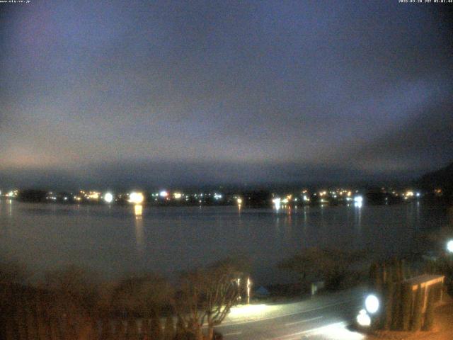 河口湖からの富士山