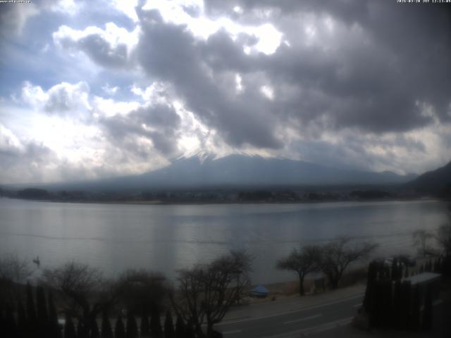 河口湖からの富士山