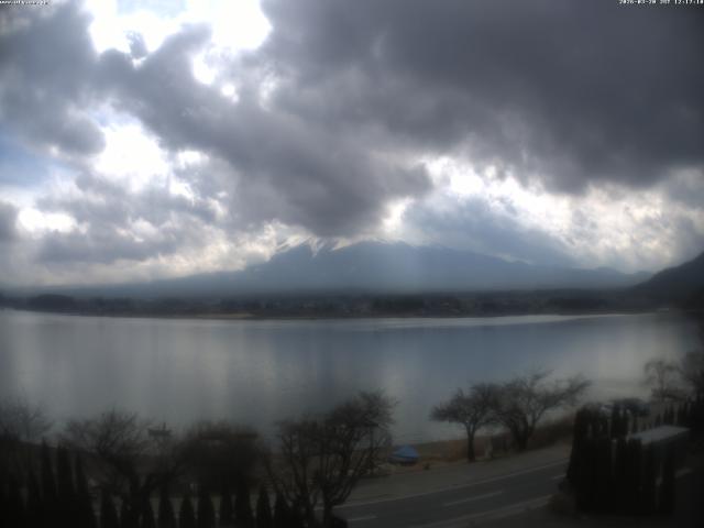 河口湖からの富士山