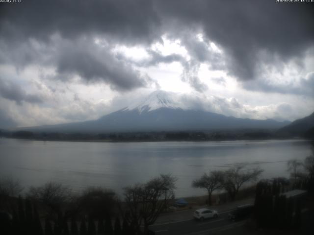 河口湖からの富士山